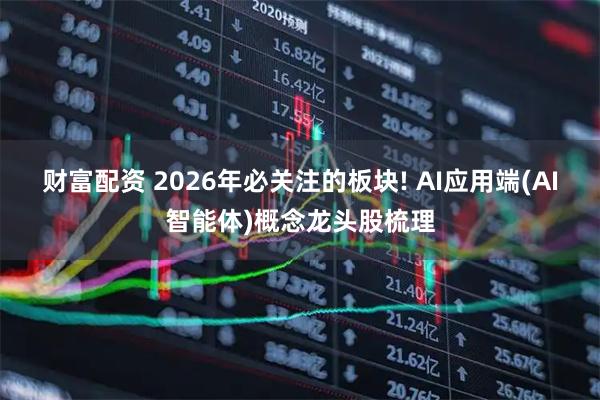财富配资 2026年必关注的板块! AI应用端(AI智能体)概念龙头股梳理