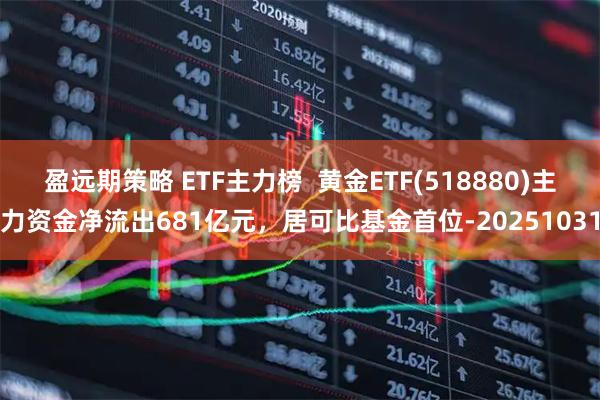 盈远期策略 ETF主力榜  黄金ETF(518880)主力资金净流出681亿元，居可比基金首位-20251031